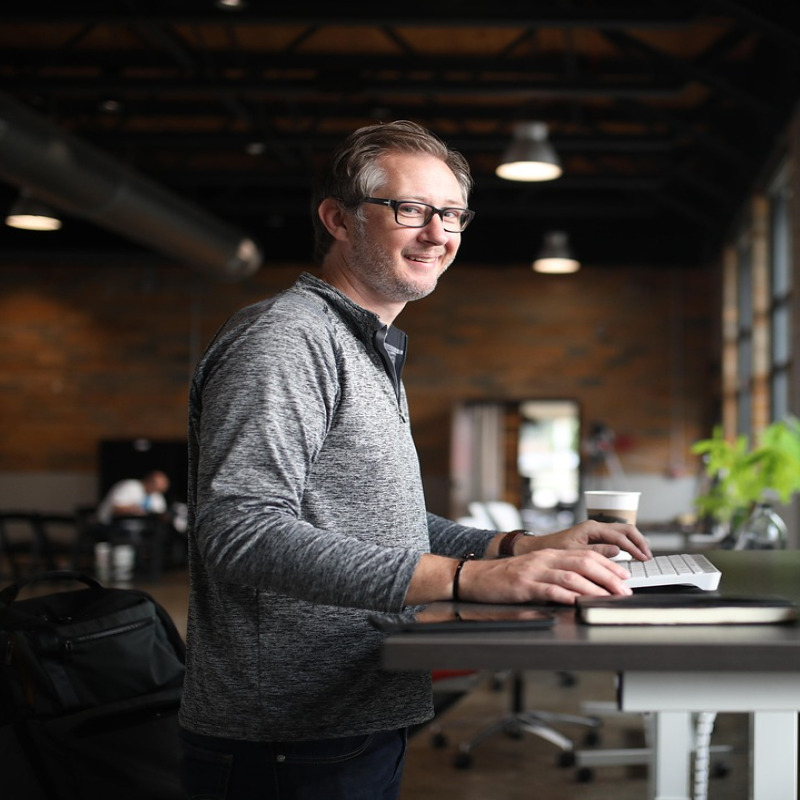 modern office workspace team